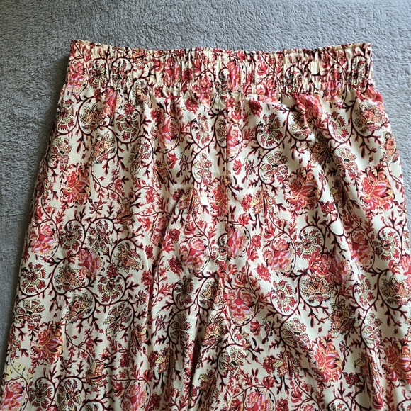 Maison d'Amelie Paris High Rise Wide Leg Pull On Boho Pants size medium - Picture 10 of 16